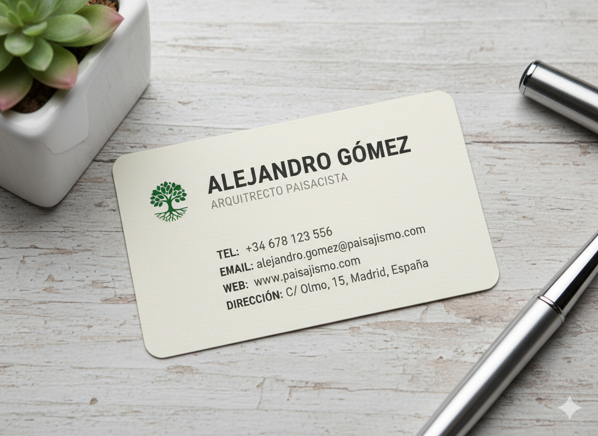 Tarjeta de Presentación Estándar