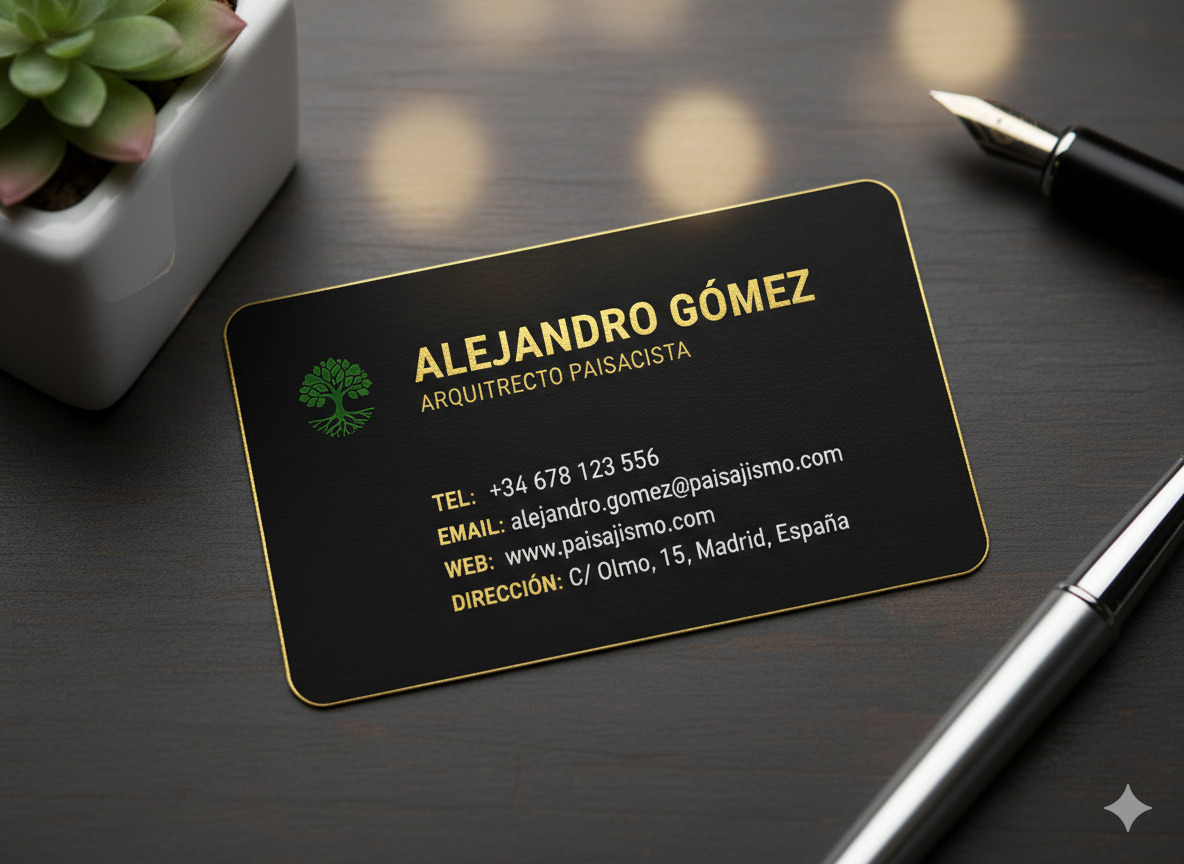 Tarjeta de Presentación Premium